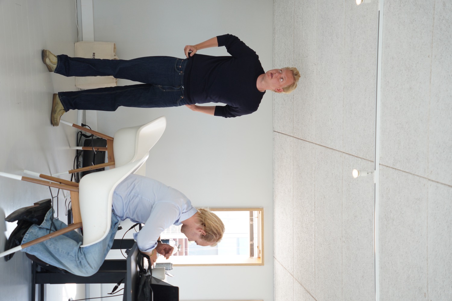 The Unrealfund team at work in the office